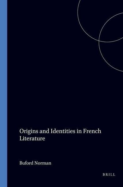 Produktbild: Origins and Identities in French Literature