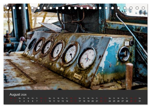 Produktbild: Verlassene Orte - Ein Lost Places Kalender (Tischkalender 2026 DIN A5 quer), CALVENDO Monatskalender