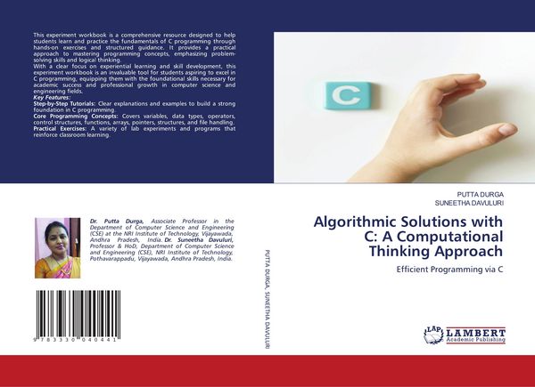 Produktbild: Algorithmic Solutions with C: A Computational Thinking Approach