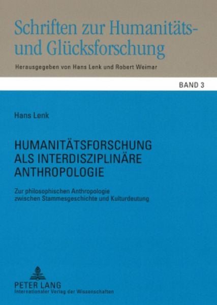 Produktbild: Humanit&auml;tsforschung als interdisziplin&auml;re Anthropologie