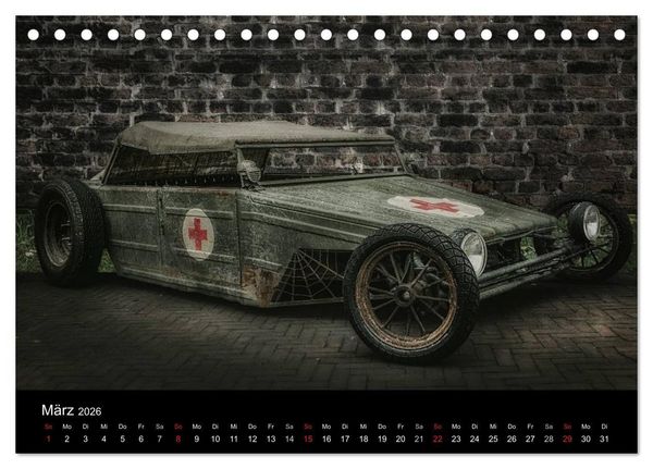 Produktbild: Custom Cars - Autos die begeistern (Tischkalender 2026 DIN A5 quer), CALVENDO Monatskalender