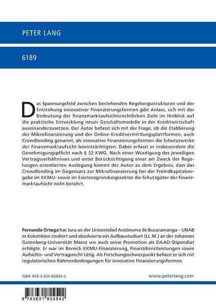 Produktbild: Innovative Finanzierungsformen im Licht des Aufsichtsrechts