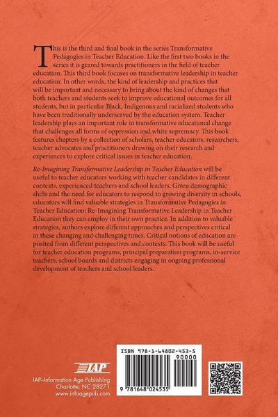 Produktbild: Re-Imagining Transformative Leadership in Teacher Education