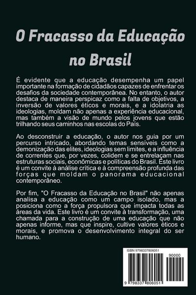 Produktbild: O Fracasso da Educa&ccedil;&atilde;o no Brasil