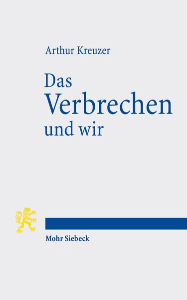 Produktbild: Das Verbrechen und wir
