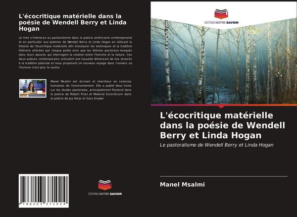 Produktbild: L'&eacute;cocritique mat&eacute;rielle dans la po&eacute;sie de Wendell Berry et Linda Hogan