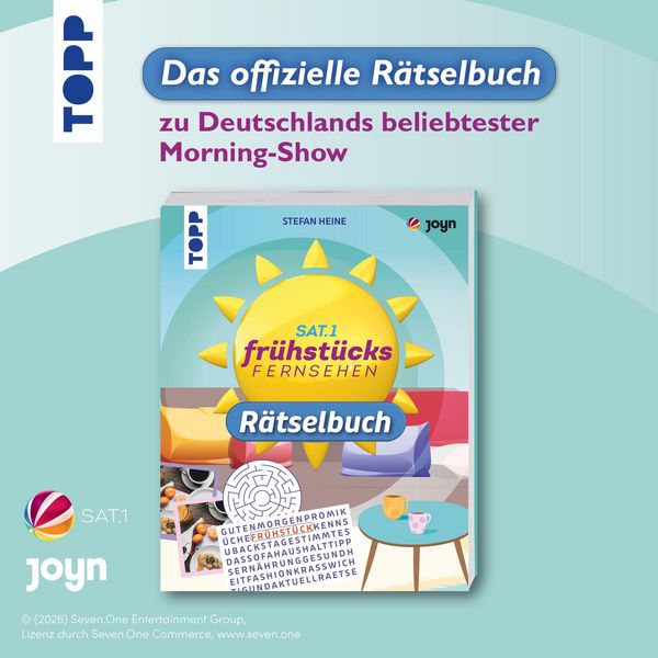 Produktbild: Das SAT.1-Fr&uuml;hst&uuml;cksfernsehen-R&auml;tselbuch