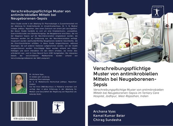 Produktbild: Verschreibungspflichtige Muster von antimikrobiellen Mitteln bei Neugeborenen-Sepsis