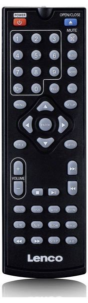 Produktbild: Lenco DVD-120BK Tragbarer DVD-Player