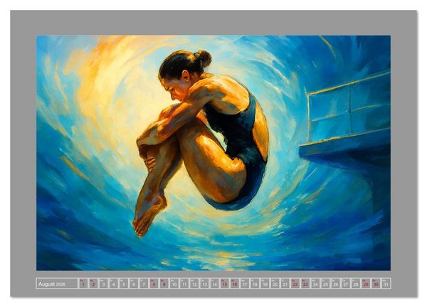 Produktbild: motionART Der Augenblick z&auml;hlt (Wandkalender 2026 DIN A2 quer), CALVENDO Monatskalender