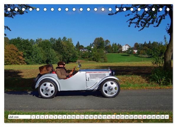 Produktbild: Oldtimer in Colditz (Tischkalender 2026 DIN A5 quer), CALVENDO Monatskalender