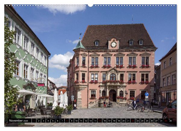 Produktbild: Das Allg&auml;u - Seine malerischen Altst&auml;dte (Wandkalender 2026 DIN A2 quer), CALVENDO Monatskalender