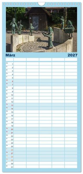 Produktbild: Familienplaner 2027 - Allensbach am Bodensee mit 5 Spalten (Wandkalender, 21 x 45 cm) CALVENDO