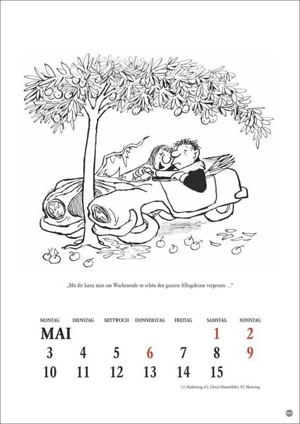 Produktbild: Loriot Heile Welt Halbmonatskalender 2027