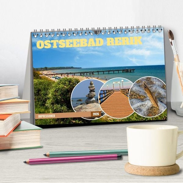 Produktbild: Impressionen Ostseebad Rerik (Tischkalender 2026 DIN A5 quer), CALVENDO Monatskalender
