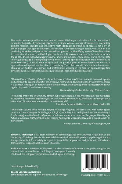 Produktbild: Future Research Directions for Applied Linguistics