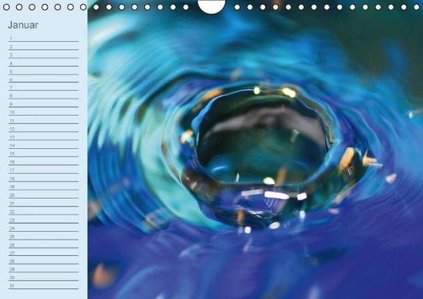Produktbild: Geburtstagskalender "Wasser-Spiele" (Wandkalender immerw&auml;hrend DIN A4 quer)