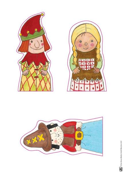 Produktbild: Kasper und der verschwundene Nikolaus. Erz&auml;hlschienen-Figurenset