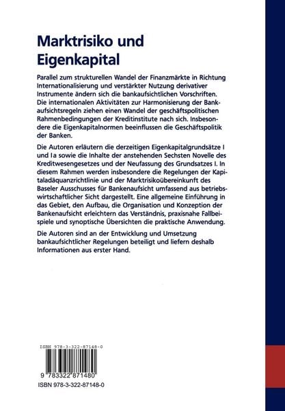 Produktbild: Marktrisiko und Eigenkapital