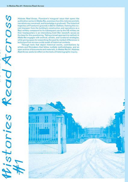 Produktbild: In Medias Res #1: Histories Read Across
