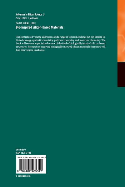 Produktbild: Bio-Inspired Silicon-Based Materials