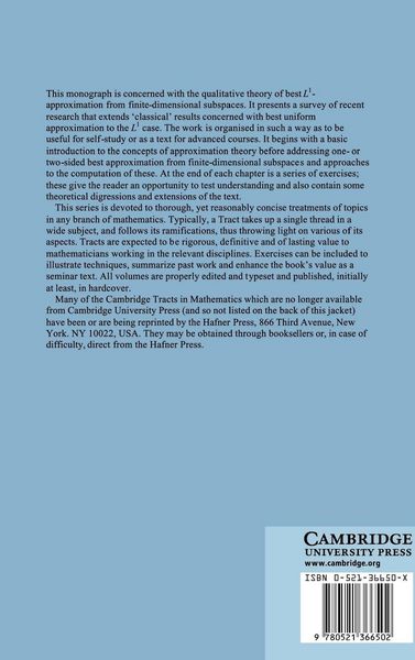 Produktbild: On L1-Approximation
