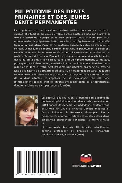 Produktbild: Pulpotomie des Dents Primaires Et des Jeunes Dents Permanentes