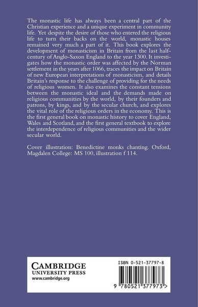 Produktbild: Monastic and Religious Orders in Britain, 1000 1300