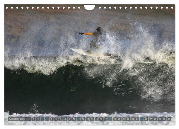 Produktbild: Faszination Surfen (Wandkalender 2026 DIN A4 quer), CALVENDO Monatskalender