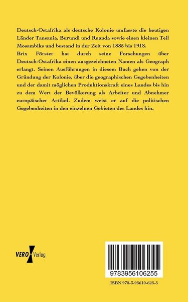 Produktbild: Deutsch-Ostafrika