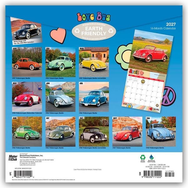 Produktbild: Love Bug &ndash; Geliebter K&auml;fer 2027 &ndash; 16-Monatskalender