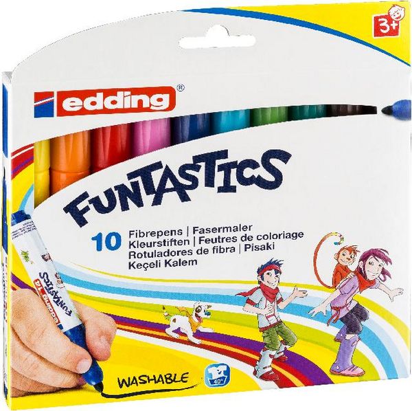 Produktbild: Edding 14 Funtastics Fasermaler sortiert 10St Set