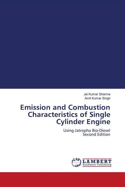 Produktbild: Emission and Combustion Characteristics of Single Cylinder Engine