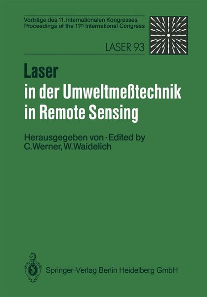 Produktbild: Laser in der Umweltme&szlig;technik / Laser in Remote Sensing