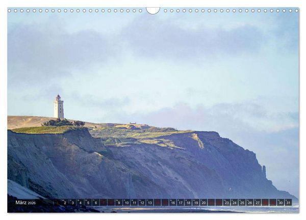 Produktbild: Rubjerg Knude Fyr - Ein Leuchtturm auf Abwegen (Wandkalender 2026 DIN A3 quer), CALVENDO Monatskalender