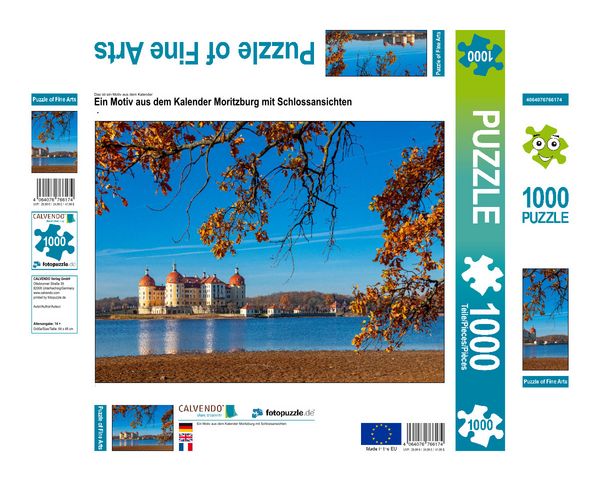 Produktbild: CALVENDO Puzzle Ein Motiv aus dem Kalender Moritzburg mit Schlossansichten | 1000 Teile Lege-Gr&ouml;&szlig;e 64x48cm Foto-Puzzle f&uuml;r gl&uuml;ckliche Stunden