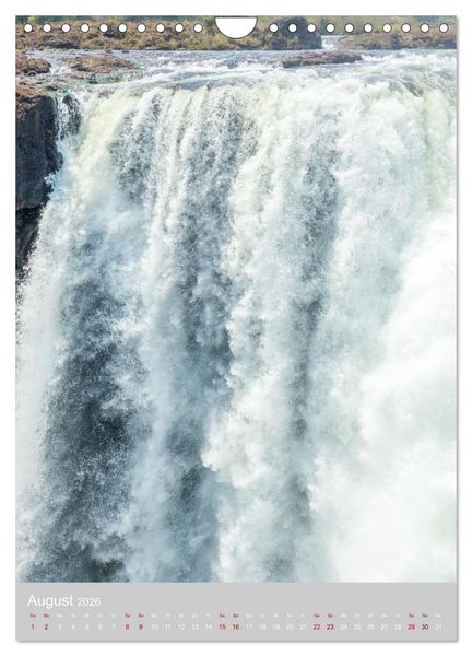 Produktbild: Gigantische Victoria Falls (Wandkalender 2026 DIN A4 hoch), CALVENDO Monatskalender