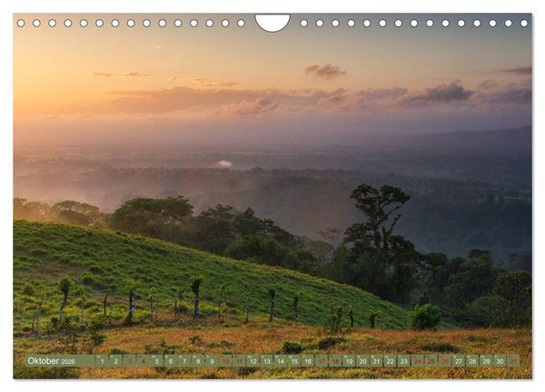 Produktbild: Farbenfrohes Costa Rica (Wandkalender 2026 DIN A4 quer), CALVENDO Monatskalender