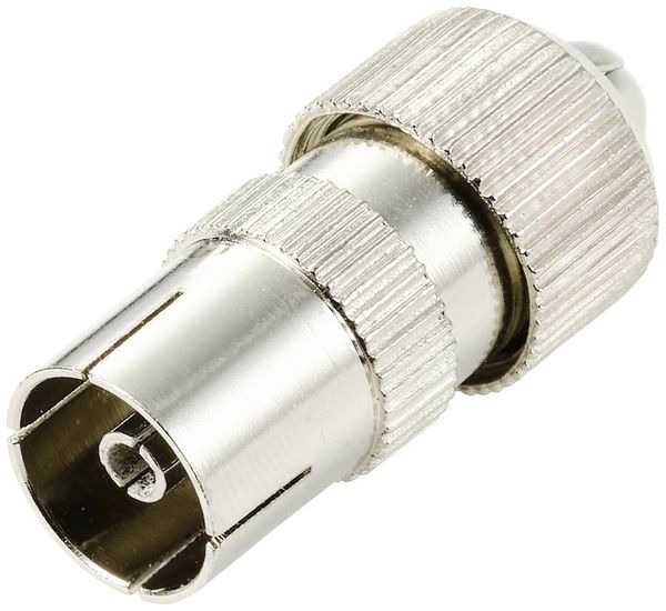 Tru Components Tc-10101532 Koax-Kupplung Metall Kabel-Durchmesser: 5mm