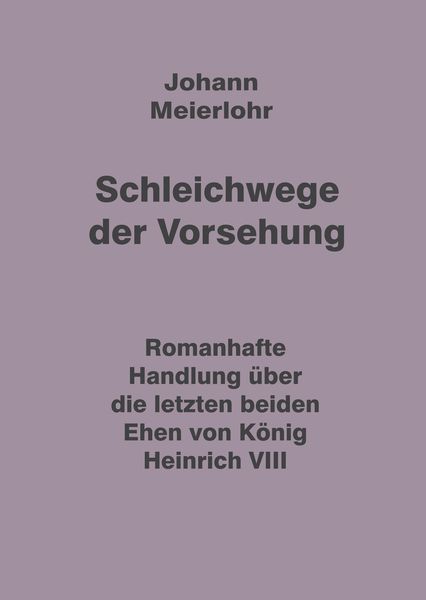 Produktbild: Schleichwege der Vorsehung