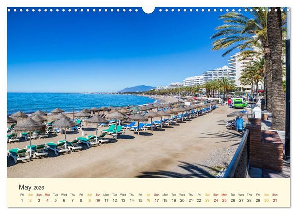 Produktbild: Costa del Sol - the sunny side of Andalusia (Wall Calendar 2026 DIN A3 landscape), CALVENDO 12 Month Wall Calendar