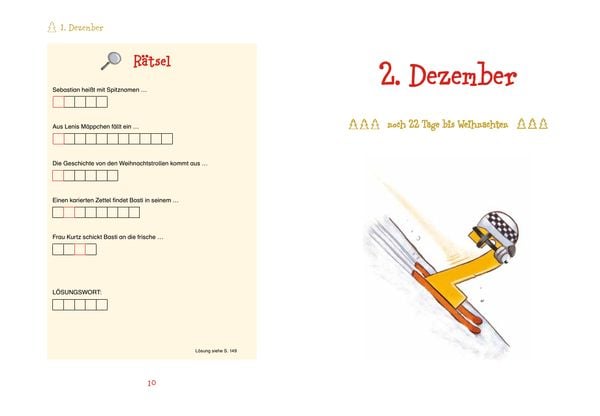 Produktbild: Ein Fall für die Knecht-Ruprecht-Bande. Ein Krimi-Adventskalender mit 24 Rätseln