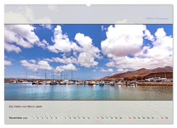Produktbild: FUERTEVENTURA-PANORAMA (hochwertiger Premium Wandkalender 2026 DIN A2 quer), Kunstdruck in Hochglanz