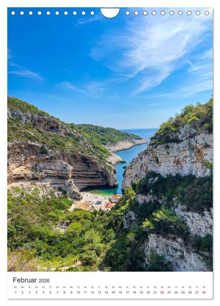 Produktbild: Kroatien - Eine Reise in das wundersch&ouml;ne Land. (Wandkalender 2026 DIN A4 hoch), CALVENDO Monatskalender