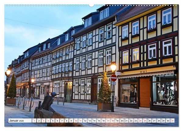 Produktbild: Wernigerode, die wundersch&ouml;ne Stadt im Harz (hochwertiger Premium Wandkalender 2026 DIN A2 quer), Kunstdruck in Hochglanz