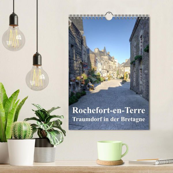 Produktbild: Rochefort-en-Terre. Traumdorf in der Bretagne (Wandkalender 2026 DIN A4 hoch), CALVENDO Monatskalender