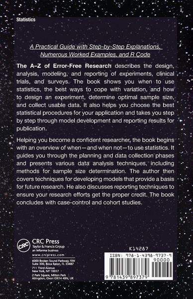 Produktbild: The A-Z of Error-Free Research