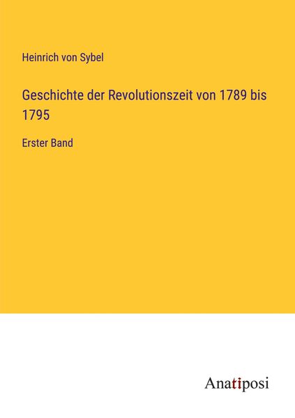 Produktbild: Geschichte der Revolutionszeit von 1789 bis 1795