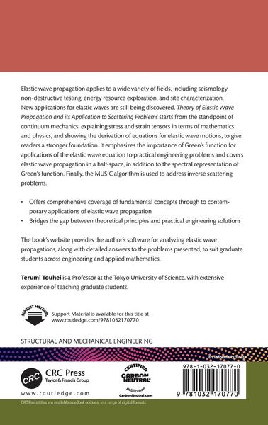 Produktbild: Theory of Elastic Wave Propagation and its Application to Scattering Problems