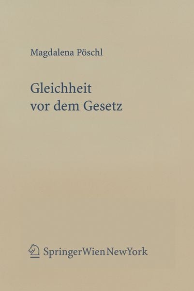 Produktbild: Gleichheit vor dem Gesetz